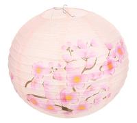 NUOBESTY Lanterne Japonaise Papier Rose pour Décoration Mariage Fête et Intérieur Suspension Traditionnelle pour Ambiance Chaleureuse et Festive