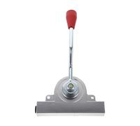 NUOBESTY Levier D’accélérateur Manuel Argenté pour Camions Malaxeurs, Commande à Tirage Droit, Ensemble de Câble D’accélérateur pour Engins Lourds, Tringlerie Robuste, Usage Chantier