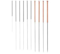 NUOBESTY Lot de 10 Aiguilles de Nettoyage en Acier Inoxydable pour Buses d'Imprimante 3D Kit d'Entretien Précis pour Débouchage Rapide Outils pour Buses Compatibles Multi-Modèles