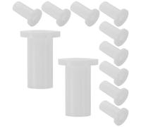 NUOBESTY Lot De 10 Bagues De Porte Pour Réfrigérateur/Congélateur, Roulements De Réfrigérateur Domestique - Kit De Cuisine, Charnière Pivotante Inférieure En Plastique Pour Appareil