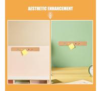 NUOBESTY Lot de 10 Bandes Adhésives en Feutrine Jaune 33 X 5 CM pour Tableau d'Affichage Mural Notes et Messages Bureau Maison et Espaces Communs Tableau Mémo Décoratif et Fonctionnel