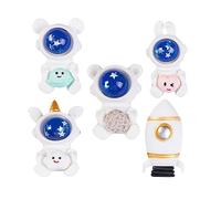 NUOBESTY Lot De 10 Décorations En Résine Pour Coques De Téléphone Accessoires Diy Astronautes Ornements Spatiaux Décorations Artisanales Petits Objets De Fête Pour Bricolage Couleurs Variées