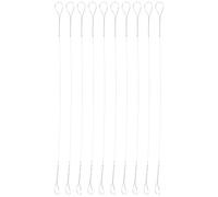 NUOBESTY Lot de 10 Fils à Fromage en Acier Inoxydable 14,5 Cm Outil à Couper le Beurre et Fil à Découper le Fromage Accessoire la Cuisine pour Usage Domestique et Restauration