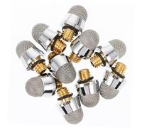 NUOBESTY Lot de 10 Pointes De Rechange Stylet Capacitif en Cuivre Plaqué M5 6,4 Mm, Compatibles Écrans Tactiles, Recharges pour Stylets Tactiles, Usage Tablette Et Smartphone, Couleur Naturel