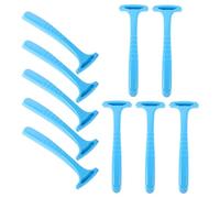 NUOBESTY Lot de 10 Râpes à Callosités pour Pédicure Outil Exfoliant Bleu en Acier Inoxydable et Polypropylène Lime à Pieds pour Éliminer Peaux Mortes et Durillons Soin des Talons à