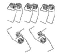 NUOBESTY Lot De 10 Ressorts De Rechange Pour Porte De Congélateur Pour Volet Central De Réfrigérateur Séparateur De Porte Argent