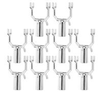 NUOBESTY Lot de 10 Supports de Branche D’Arbre Fruitier en Métal Électrolytique Fourche de Soutien U19 pour Verger et Jardin Béquille Résistante aux Intempéries pour Branches de Pêchers