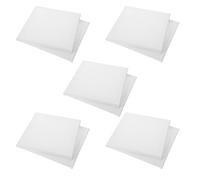 NUOBESTY Lot de 10 Toiles à Peindre 20x20 Cm en Coton 100% Naturel Châssis en Bois Robuste, Supports pour Peinture Acrylique et Huile, Petits Panneaux pour Atelier de Peinture et Création