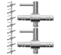 NUOBESTY Lot de 10 valves à air connecteur de Pompe à air pour Aquarium - régulateur de Tuyau d' - Accessoires d'oxygène pour l'entretien de l'aquarium