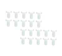 NUOBESTY Lot de 100 Anneaux d'Entraînement ABS Blancs pour Manucure, Affichage Pratique des Couleurs de Vernis à Ongles, pour École de Nail Art et Usage Personnel