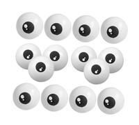 NUOBESTY Lot De 100 Ballons En Latex Pour Halloween Décorations Pour Les Yeux Ballons Géants En Latex Émulsion Blanche