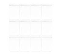 NUOBESTY Lot de 100 Pochettes à Bijoux et Boucles d'oreilles Transparentes 4X6 CM Fermeture Éclair Autobloquante Paquet de Rangement en Plastique Anti-Oxydation pour Petites Bijouteries