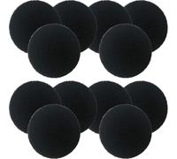 NUOBESTY Lot de 12 Filtres à Charbon Actif Ronds pour Bac à Compost Cuisine Coussins Désodorisants Recharge pour Poubelle Filtre Litière Compost Adapté aux Bacs Rouges Cuisine