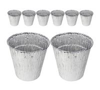 NUOBESTY Lot de 12 sacs de récupération en aluminium pour seau : gobelet jetable de 500 ml pour récupérer les graisses - Accessoires pour barbecue - de récupération pour fumoir à pellets