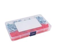 NUOBESTY Lot de 140 Set de Graisseurs Zerk en Fer, Angles 45° 90° 180°, Embouts Hexagonaux Anglais, Type Droit et Coudé, avec Couvercles Anti-poussière, Accessoires Industriels