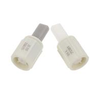 NUOBESTY Lot de 2 Amortisseurs de Fermeture Douce pour Abattant de Wc, Pièces Détachées en Plastique Haute Résistance, Coussins Antibruit Gauche et Droit, Kit de Remplacement