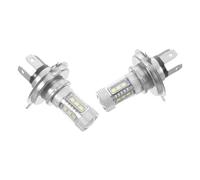 NUOBESTY Lot de 2 Ampoules H4 80w Feux Antibrouillard Blanc Froid, Ampoules de Remplacement Puissantes pour Phares de Voiture, Éclairage en Conditions de Brouillard et Pluie