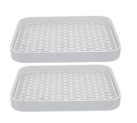 NUOBESTY Lot de 2 bacs à litière pour Lapins : bac Profond pour l'apprentissage de la propreté - Toilettes d'angle en Plastique pour Cage - Litière pour Petits Animaux (Lapins, cochons