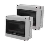 NUOBESTY Lot De 2 Boîtiers De Distribution De Charge Boîtier Électrique Extérieur Couvercle De Disjoncteur Housse De Protection Étanche Boîtes De
