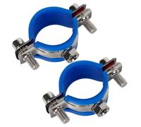 NUOBESTY Lot de 2 Butées de Remplacement pour Chaise de Bureau 32-34 MM Patin en Cuir Pinces de Fixation M8 Protège-Chaises Professionnel Anti-Affaissement pour Mobilier de Bureau à