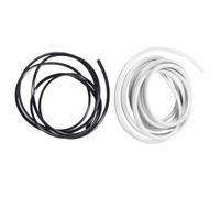 NUOBESTY Lot de 2 Caches-Fentes pour Profilé Aluminium 2020 Joint Plat 6 MM Accessoires D’Étanchéité pour Imprimante 3D 3 Mètres Couleurs Noir et Gris Pièces de Rechange Industrielles