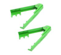 NUOBESTY Lot de 2 Ciseaux à Fleurs Verts pour Enlever les Épines de Roses et Tulipes Outil de Jardinage Manuel Robuste et Portable Arrache-Épines et Arrache-Feuilles Pratique pour