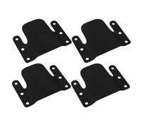 NUOBESTY Lot de 2 Connecteurs de Canapé Noir en Fer, Pièces de Liaison Emboîtables pour Meubles Sectionnels, Accessoires de Fixation Stables et Pratiques pour Canapés d'angle, Remplacement