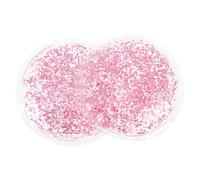 NUOBESTY Lot de 2 Coussins Oculaires Compressifs Réutilisables pour Thérapie par Froid et Chaud Bandeau Rafraîchissant Rose Cache-Œil Confortable pour Soulager Poches et Fatigue Usage