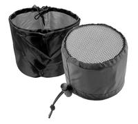 NUOBESTY Lot de 2 Couvercles d'Aération pour Tente de Culture 15 CM en Polyester Grille Anti-Insectes Bande Élastique et Fixation par Bouton Accessoires Ventilation pour Serrage et