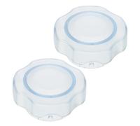 NUOBESTY Lot de 2 Couvercles de Rechange pour Bol de Mixeur Pro7500 64 Oz 1,9 L en Plastique Robuste avec Joint D’étanchéité Anti-fuite, Compatible Machine à Boissons, Accessoire