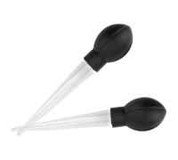 NUOBESTY Lot de 2 Extracteurs d'eau Noirs pour Pots D'intérieur, Pipettes Compte-Gouttes Base Siphon Large, Récupérateur d'eau pour Jardinières et Bac de Drainage, Style Style Aléatoire