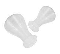 NUOBESTY Lot de 2 Fioles Coniques en Plastique Transparent 50 Ml et 100 Ml pour Laboratoire Équipement de Laboratoire en Plastique Résistant aux Produits Chimiques Matériel Scientifique