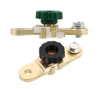 NUOBESTY Lot de 2 Interrupteurs de Déconnexion de Batterie Négative, Coupe-circuit Électrique pour Voiture, Camping-car, Bateau et Quad, Isolation Rapide, Résistant la Corrosion, Facile