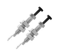 NUOBESTY Lot de 2 Interrupteurs Universels Réglables pour Lampe de Porte de Voiture Interrupteur à Goupille en Métal Cache pour Voyant D’Alarme de Capot Accessoires Auto pour Protection