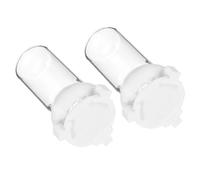 NUOBESTY Lot De 2 Mangeoires à Fourmis Distributeurs D’Eau 10 ML en Verre Et Plastique Réutilisable pour Fourmilière Intérieure Et Élevage Amateur