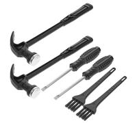 NUOBESTY Lot de 2 Outils D'excavation pour Enfants : Marteau, Ciseau Et Brosse en Plastique, Noir, Parfaits pour L'exploration des Fossiles de Dinosaures, Jouet d'apprentissage Stem