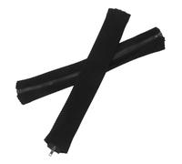 NUOBESTY Lot De 2 Paires De pour Accoudoirs De Chaise De Bureau Housse Universelle pour Accoudoirs Protection Extensible en Polyester Noir