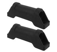 NUOBESTY Lot de 2 Patins Repose-Pieds en Plastique pour Fauteuil Inclinable, Accessoires Antidérapants Fins, Pièces de Remplacement pour Chaise de Bureau et Gaming, Confort Amélioré