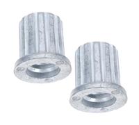 NUOBESTY Lot de 2 Pièces Métalliques pour Agitateur de Machine à Laver Engrenage Central Noyau Installation Facile Compatible Divers Modèles Accessoires de Réparation