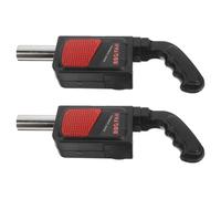 NUOBESTY Lot de 2 Souffleurs D’air Électriques Portatifs pour Barbecue Poignée, Fonctionnant sur 4 Piles Aa, Souffleur de Feu de Camp Compact et Léger, Outil Soufflerie pour Grillades,