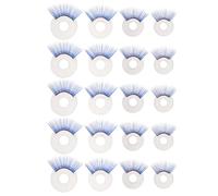 NUOBESTY Lot de 20 Faux Cils décoratifs pour poupées de sécurité (14 mm, 16 mm, 18 mm et 20 mm) pour la création d'accessoires en Peluche, d'amigurumi et de marionnettes au Crochet.