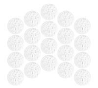 NUOBESTY Lot de 20 Lentilles de Diffusion LED à Effet Ondulé 60 MM Filtres à Motif Vague pour Éclairage d'Ambiance Abat-Jour Décoratif pour Maison Salon et Chambre Verre Transparent