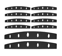 NUOBESTY Lot de 20 Protège-lames pour Couteaux Cuisine Incurvés, Housses en Plastique Solide, Protection Sécurisée pour Lame de Coupe-pizza de 30 Cm, pour Rangement et Transport Cuisine