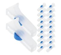 NUOBESTY Lot de 20 Vannes d'Arrêt de Débit pour Tuyaux 2-4 MM Régulateurs de Débit à Galet pour Perfusion Médicale Accessoires de Contrôle Précis pour Laboratoire et Usage Hospitalier