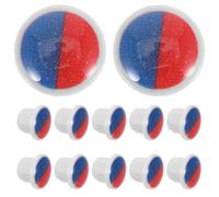 NUOBESTY Lot de 24 Capuchons D’indexation pour Robinets Eau Chaude et Froide, Indicateurs Plastiques Rouge et Bleu 6,7 Mm, Compatible Poignées Lavabo Salle de Bain, Accessoires Plomberie