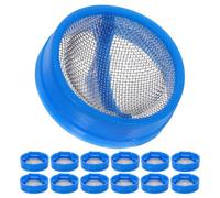 NUOBESTY Lot de 25 Filtres D’Arrivée D’Eau pour Lave-Linge Automatique Crépine à Maille Métallique 2 CM Accessoires Lave-Linge Filtre à Sédiments en Ligne pour Protection Tuyau et