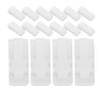 NUOBESTY Lot de 25 pinces de fermeture réutilisables pour sacs alimentaires, poignée coulissante facilitant le travail, pour sacs de cuisson à basse température, emballage compressé et peu