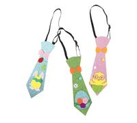 NUOBESTY Lot De 3 Accessoires De Pâques Nœuds De Lapin Ruban En Tulle Pinces À Cheveux Porte-Vêtements Nœuds De Mariage Kits En Mousseline Fausses Perruques Épingles À Cheveux