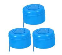 NUOBESTY Lot de 3 Bouchons Universels en Plastique Bleu pour Distributeur D'eau et Broc, Couvercles de Seaux Adaptés pour Usage à Domicile et Bureaux