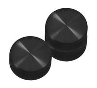 NUOBESTY Lot De 3 Boutons De Potentiomètre Boutons De Volume De Tonalité De Contrôle De Remplacement En Plastique Noir